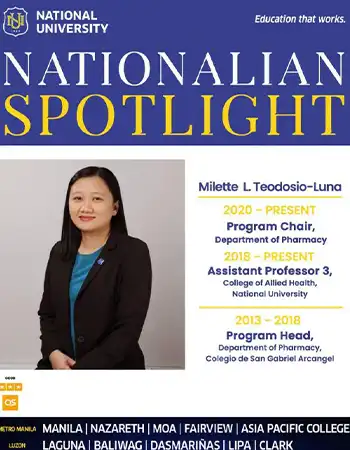 Milette luna, United Federation of Fil-Am Educators (UNIFFIED) Manila Plus Chapter, Philippines